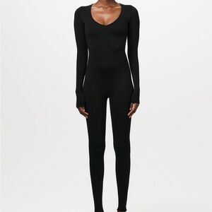 Naked Wardrobe Sleek Black Top